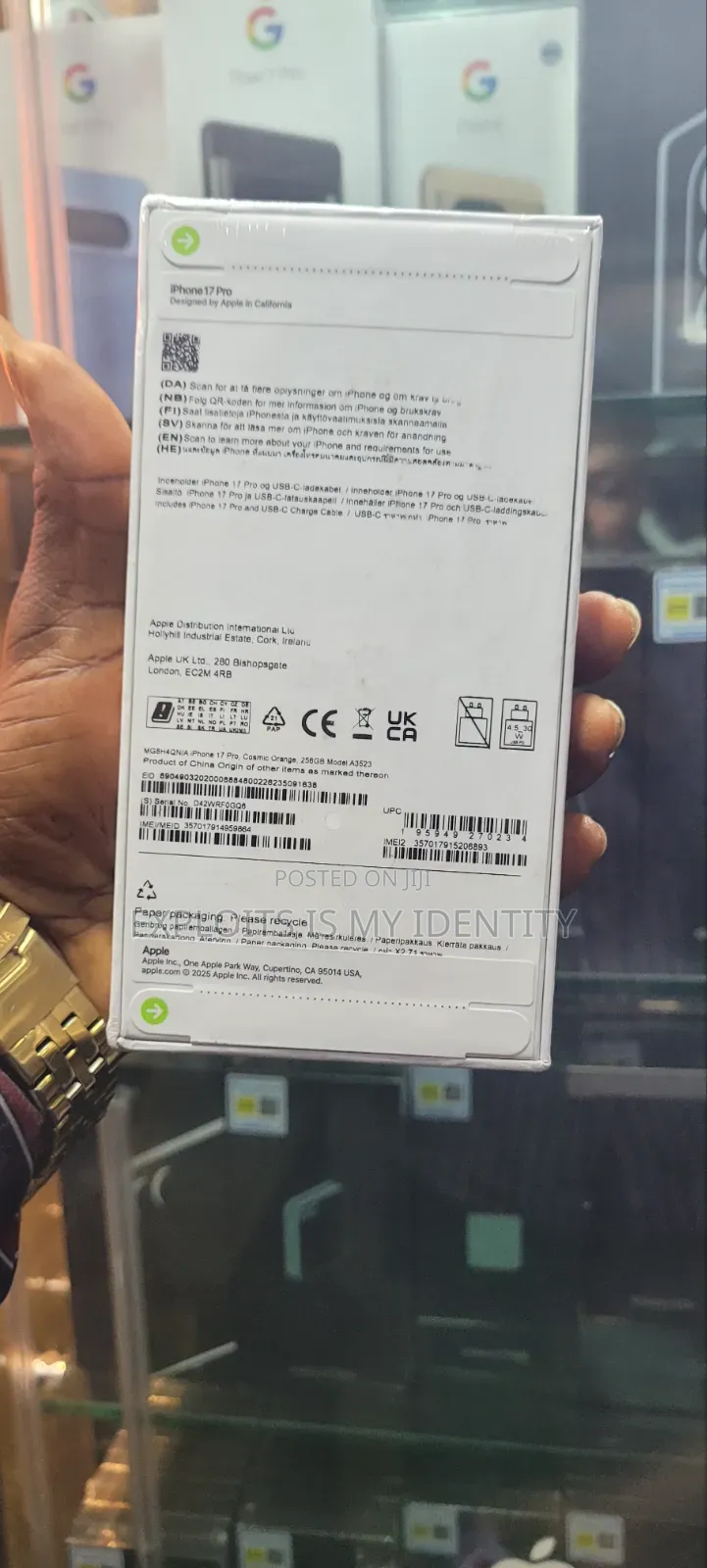 New Apple iPhone 17 Pro 256 GB Orange