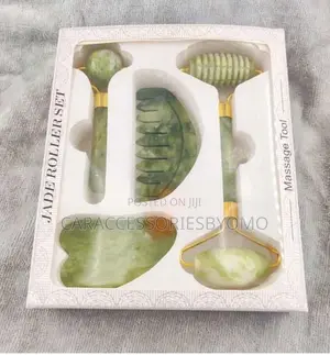 4 in 1 Jade Roller Gua Sha Massage Tool Set