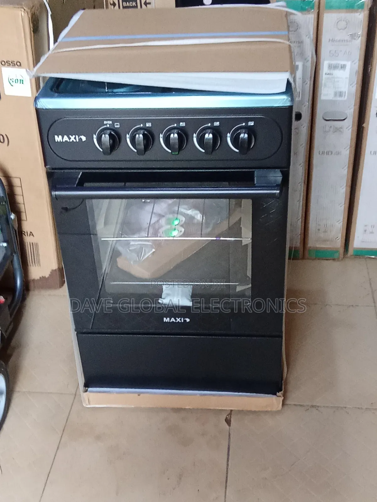 Maxi Standing Gas Cooker 50x50 4 Burne
