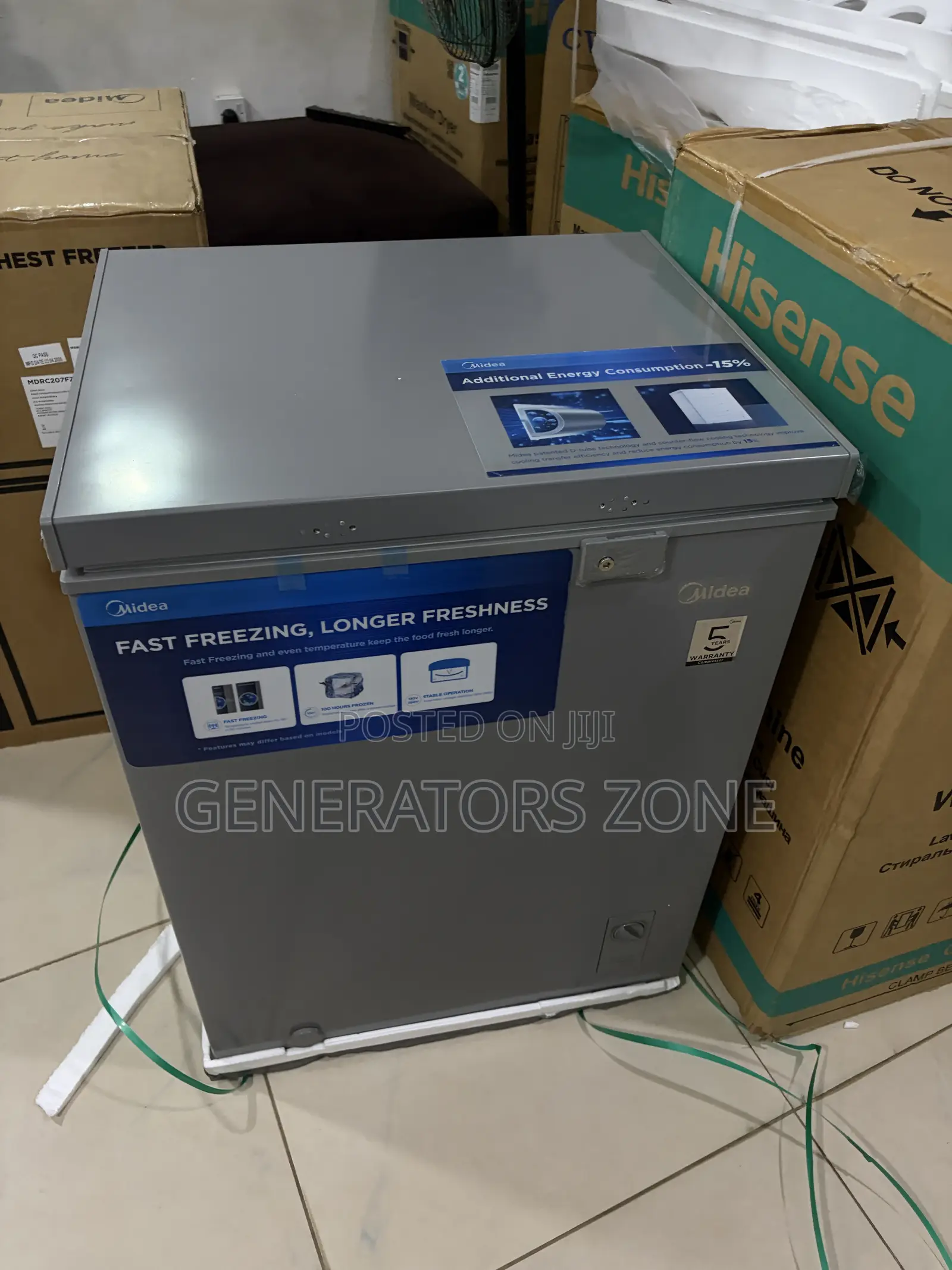 Midea 142L Chest Freezer With D+ Cooling System