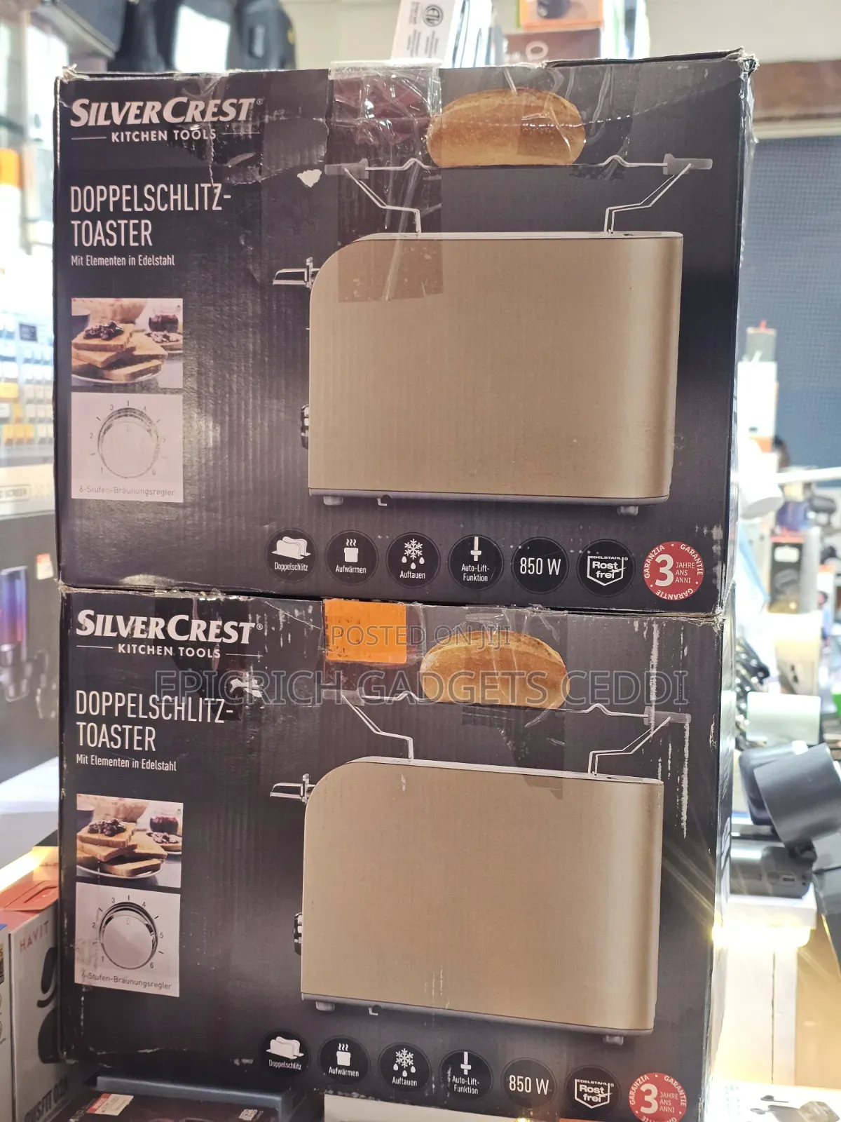 Silver Crest Double Bread Toaster