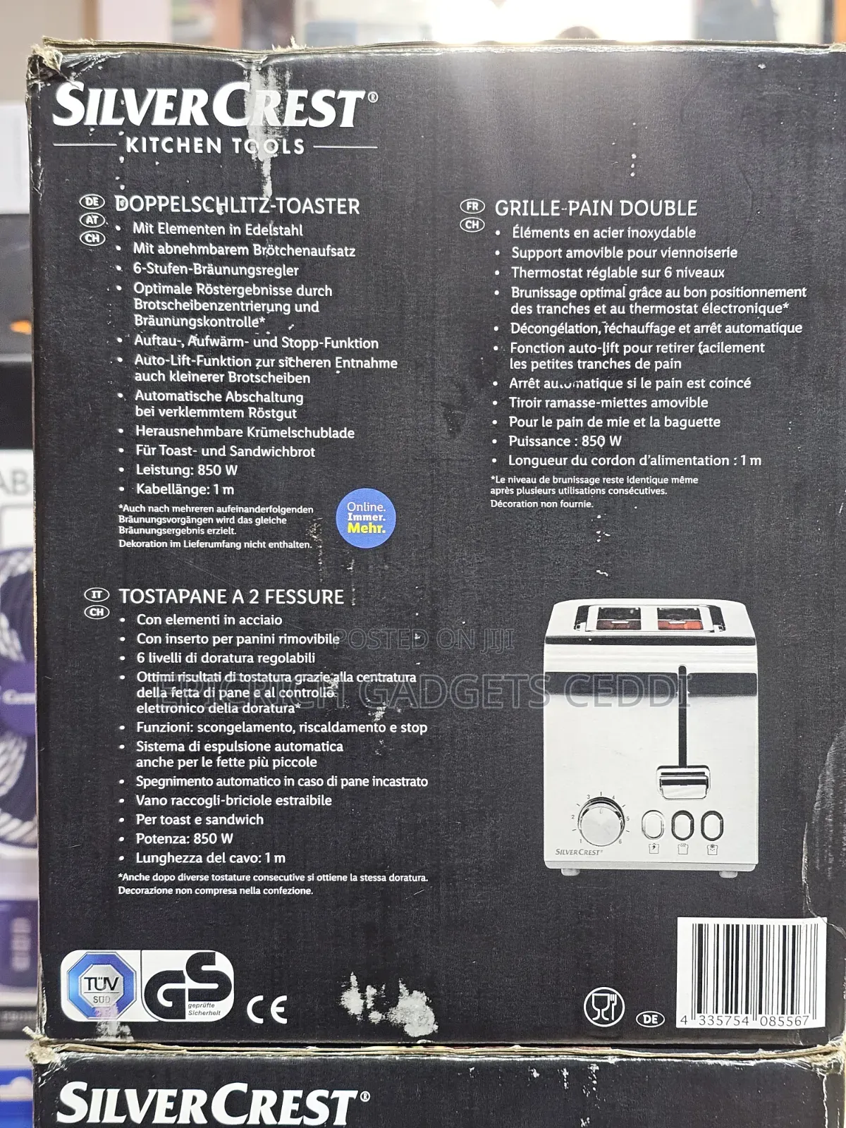 Silver Crest Double Bread Toaster