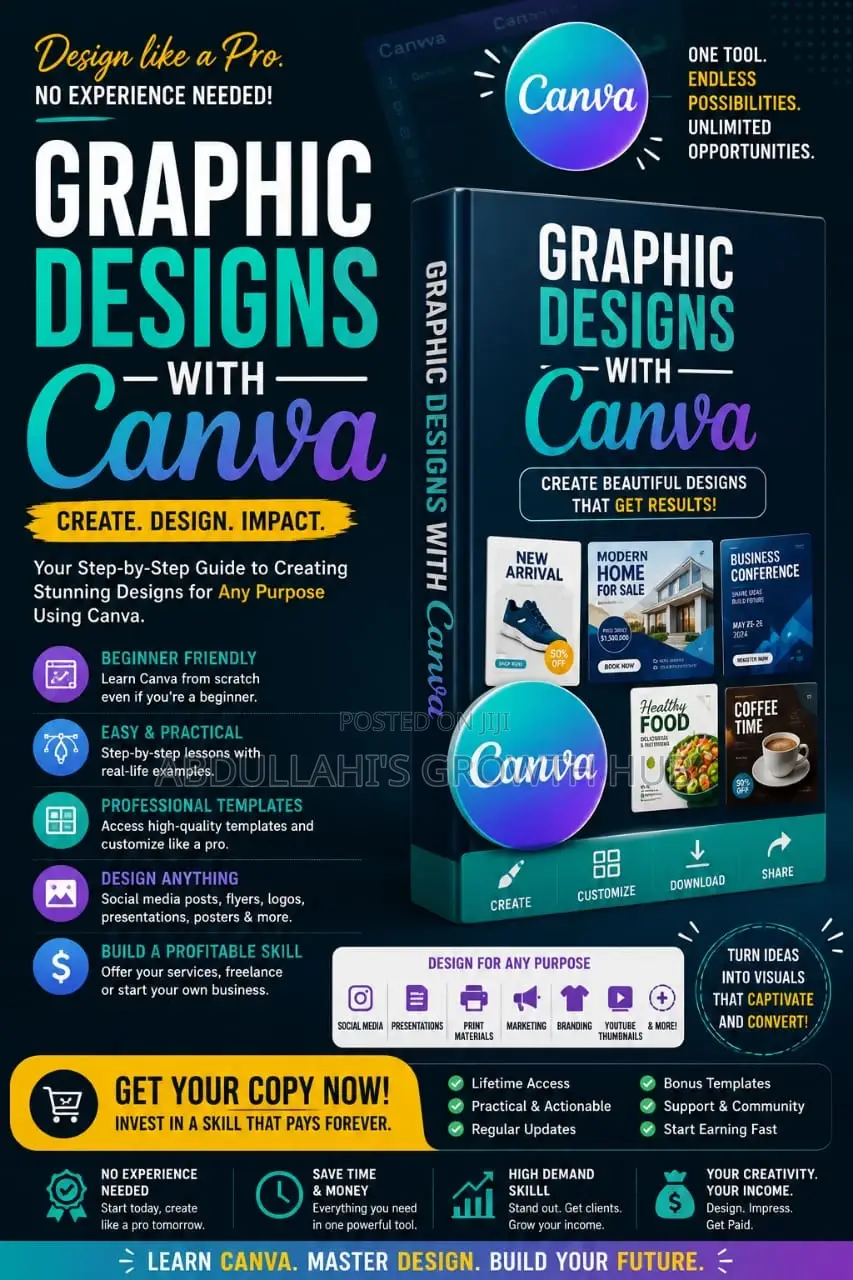 Graphic Design With Canva Course – Beginner Friendly
