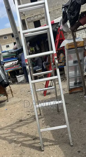 High Quality Aluminum Double-Sided Step or Trestle Ladder