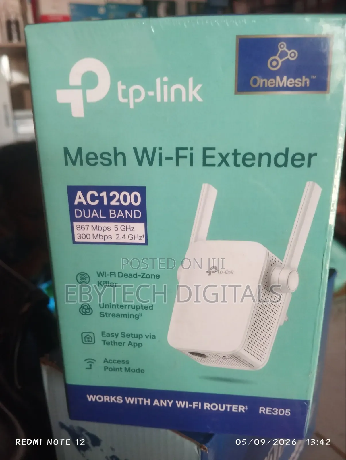 Tplink Mesh Wi-Fi Extender Re305