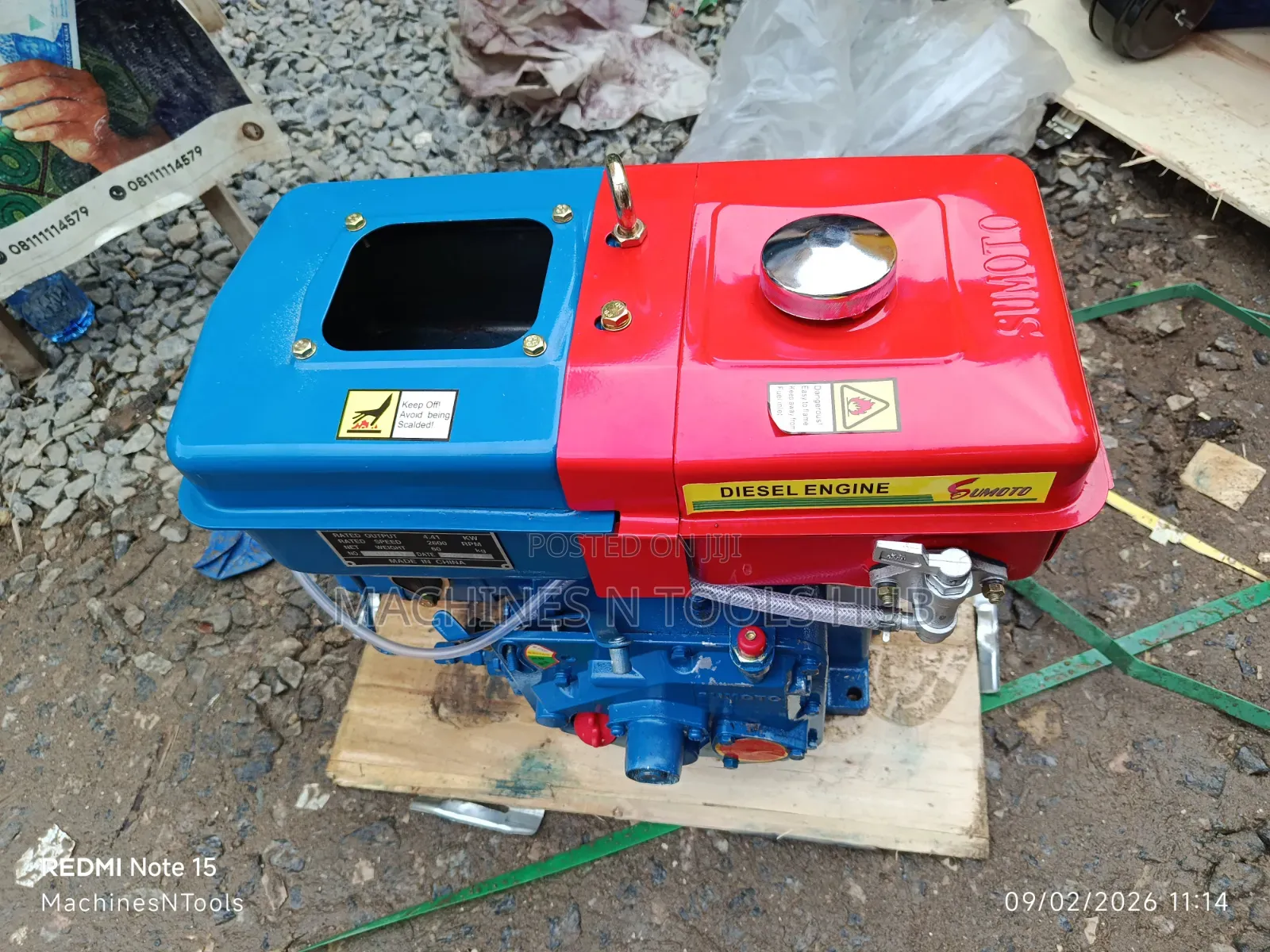 Sumoto R175A Diesel Engine