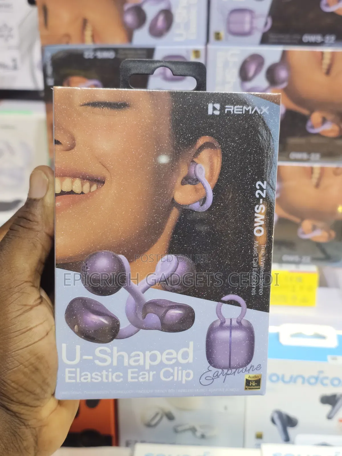 Elastic U-Shaped Elastic Ear Clip Earbuds