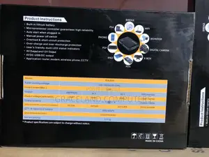 Kvron 30,000mah Type-C Mini Dc Ups ( Router/CCTV Powerbank)