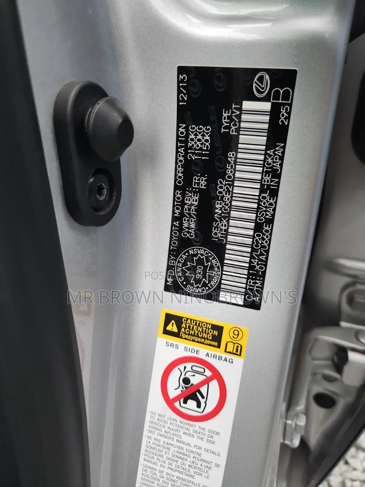 Lexus ES 2014 Silver
