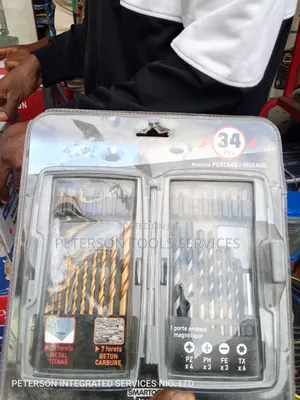 Metal and Wood Drill Bit Set