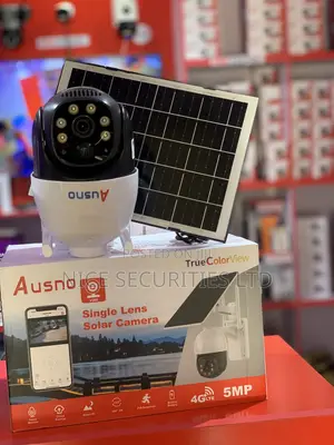 V380 Single Lens Solar Camera 5MP