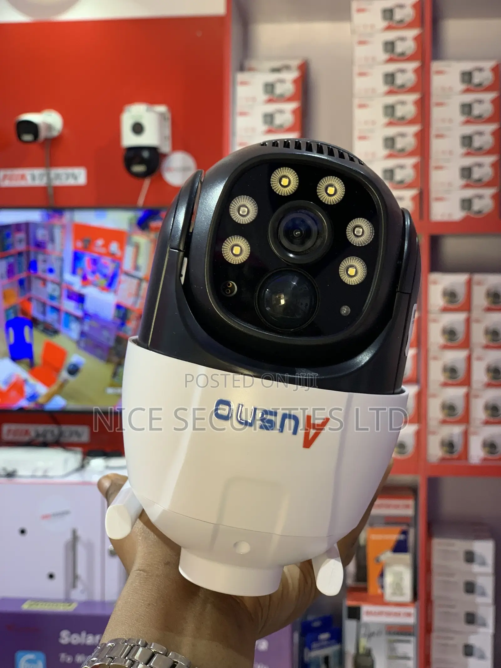 V380 Single Lens Solar Camera 5MP
