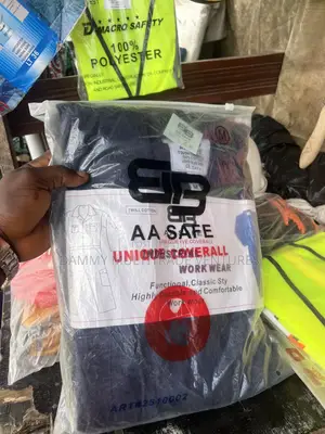 Imported AA Safe Blue Twill Cotton Workwear Coverall