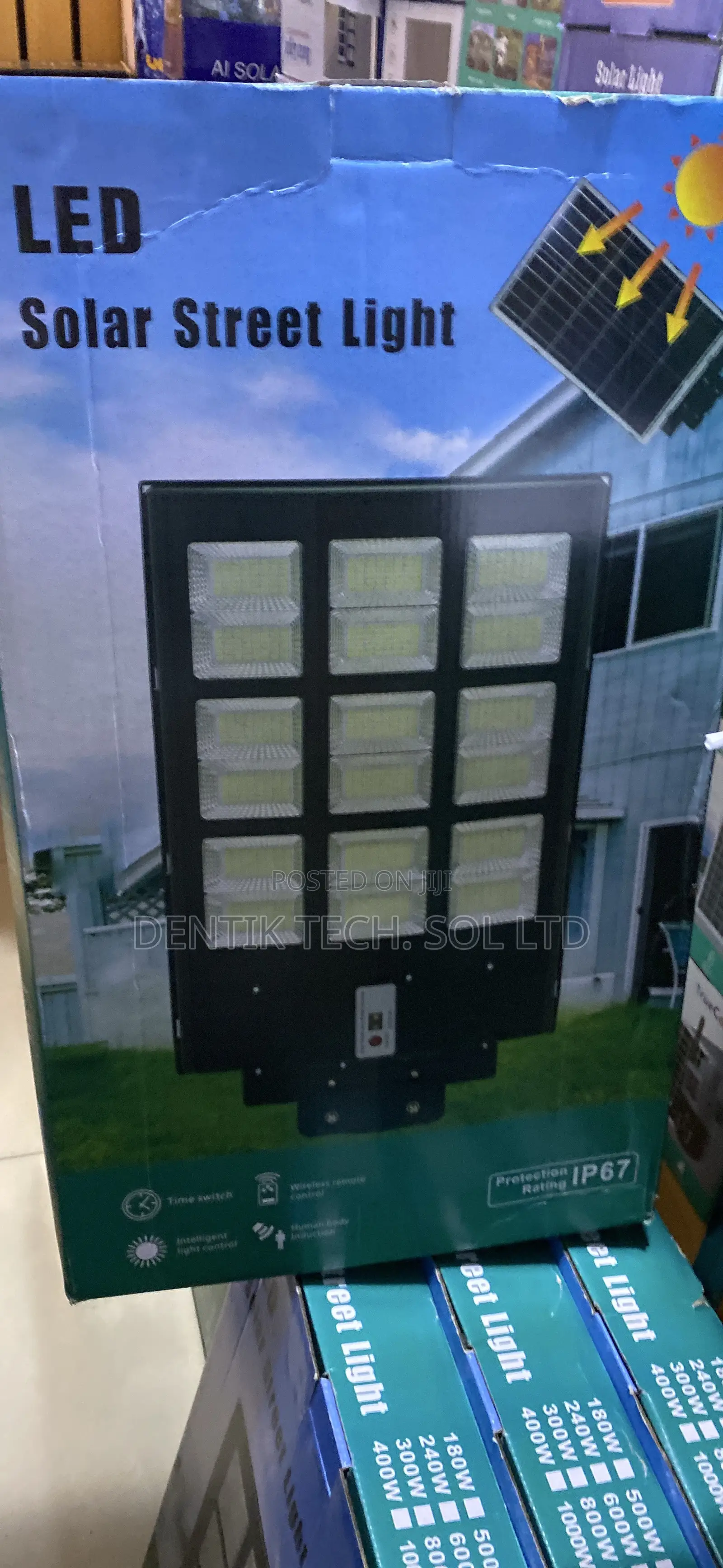 1000watts Solar Street Light With Remote Control
