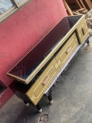 Imported Executive Adjustable TV Stand With Drawers