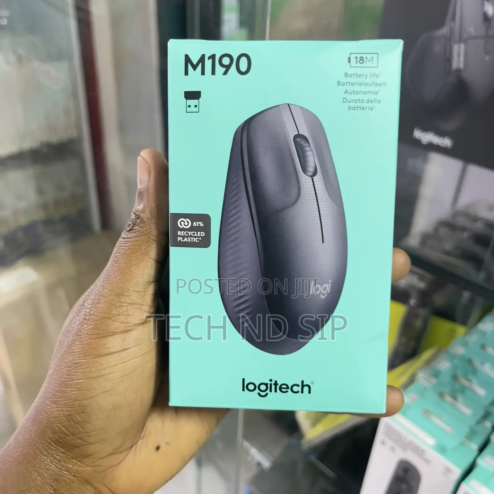 Logitech M190 Full Size Wireless Mouse