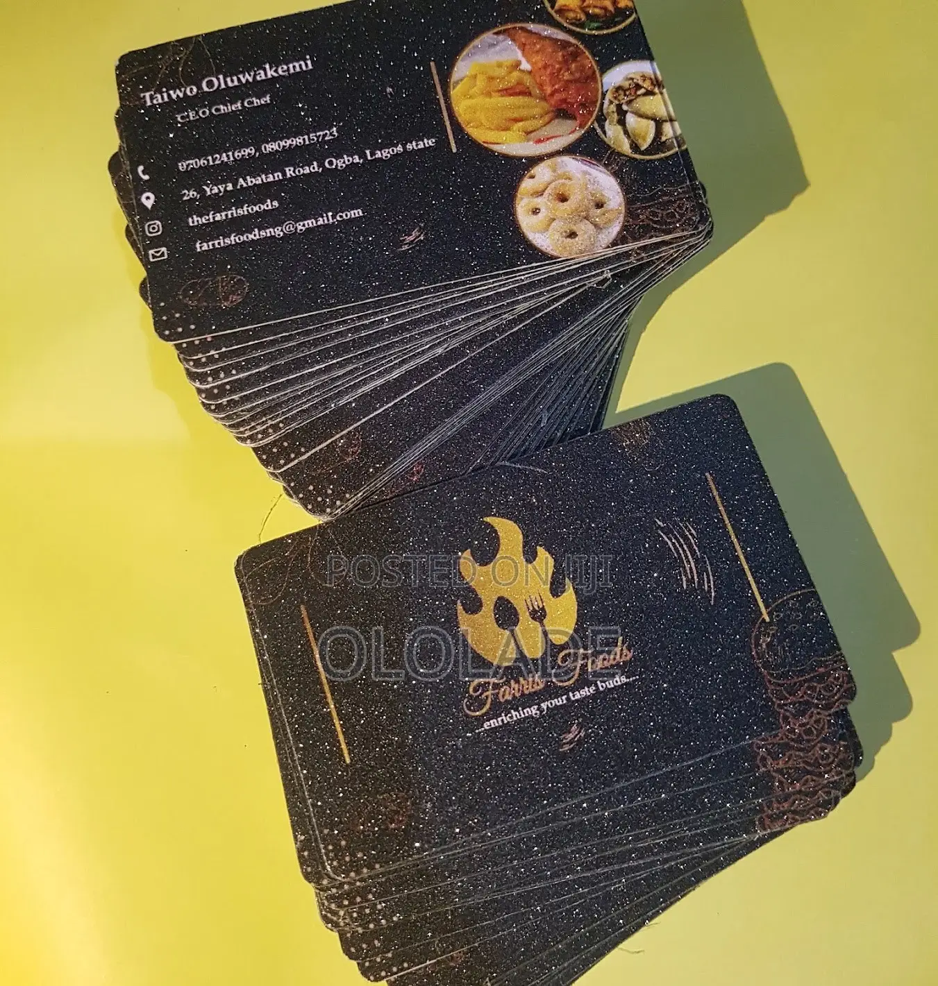 Premium Business Card, Stone Effect Call Card