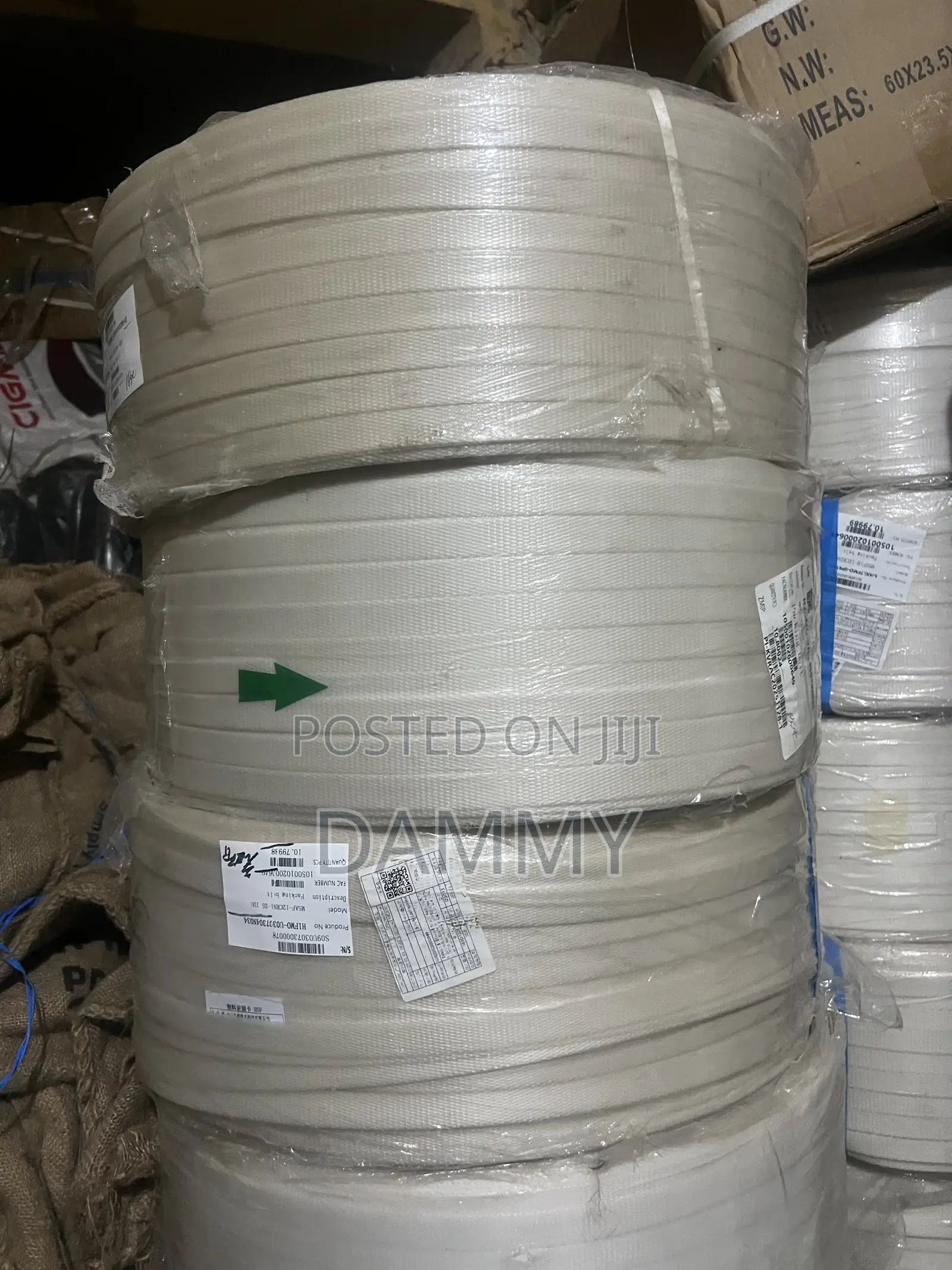 White Plastic Packing Straps