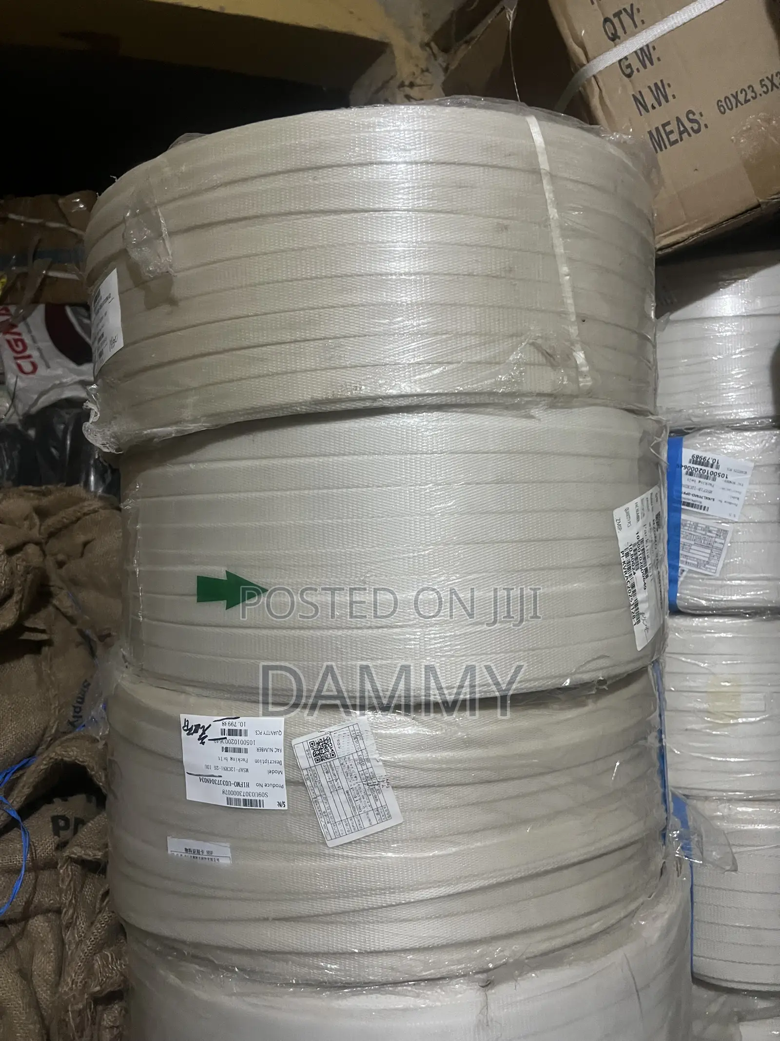 White Plastic Packing Straps