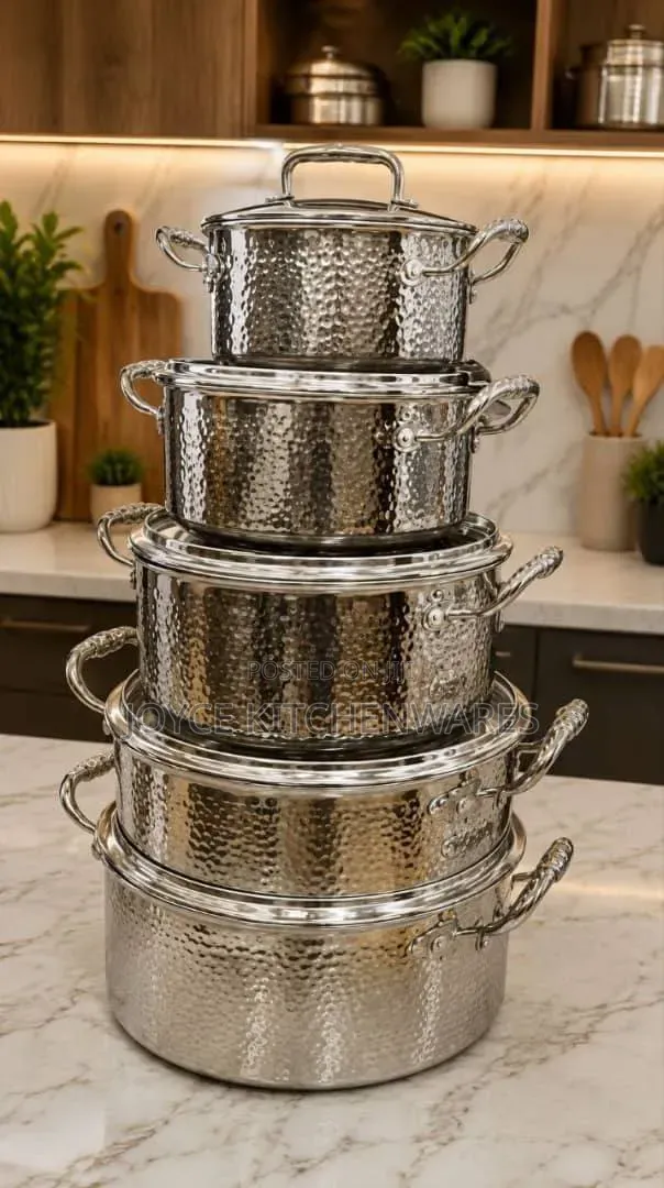 10pcs Stainless Steel Cookware Set.