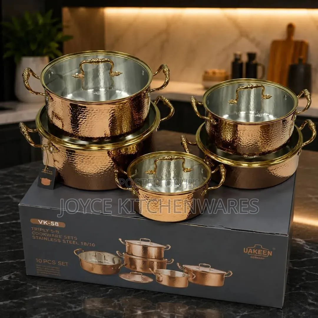 10pcs Stainless Steel Cookware Set.