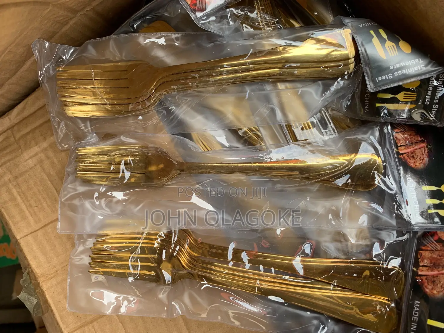 Quality Golden Spoon and Fork6pcs