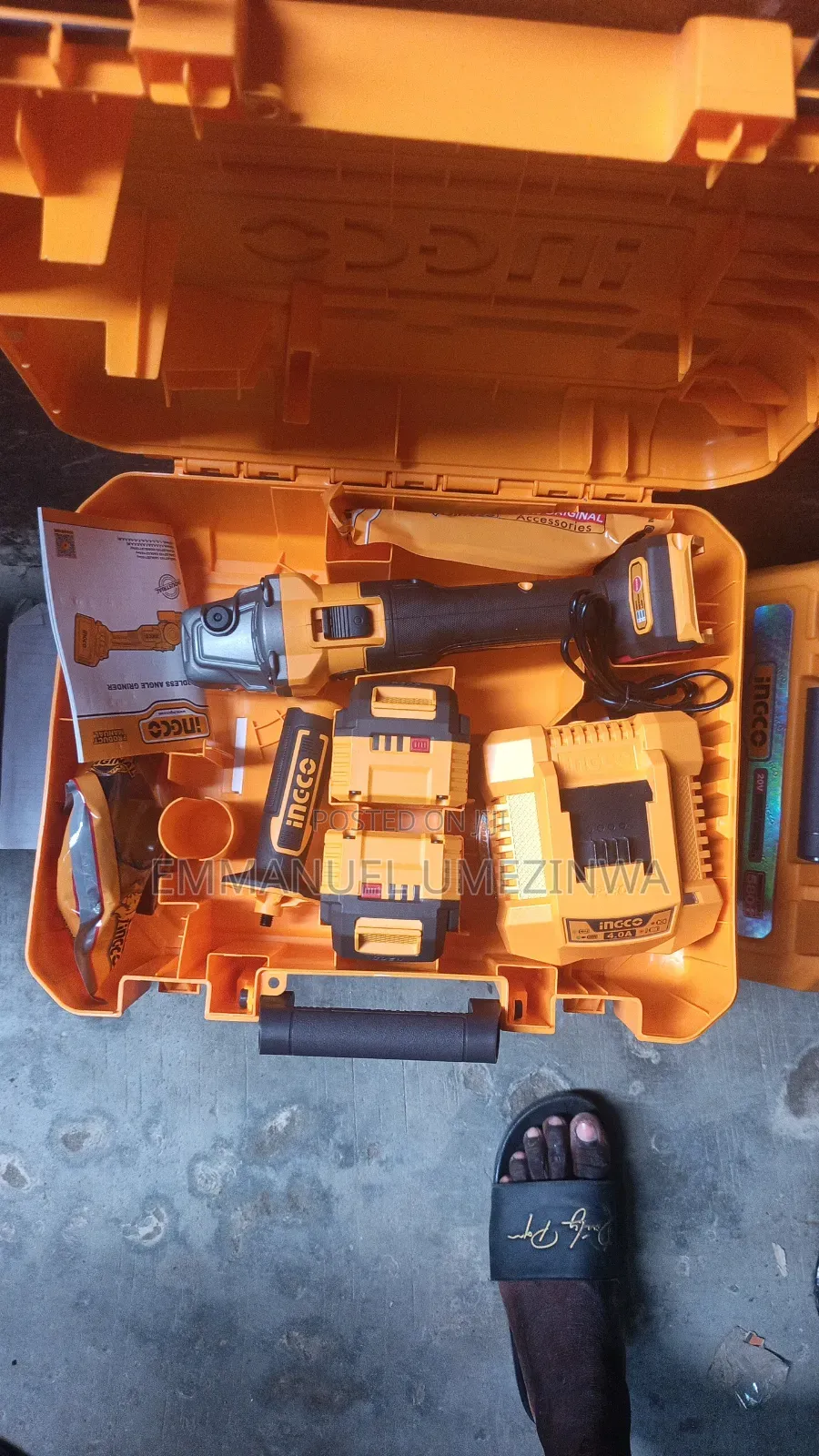 Ingco Angle Grinder Machine