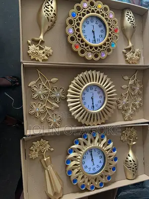 Fancy Wall Clock 3 in 1 Luxury