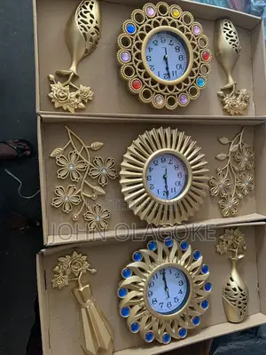 Fancy Wall Clock 3 in 1 Luxury