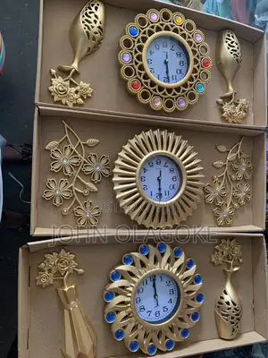 Fancy Wall Clock 3 in 1 Luxury