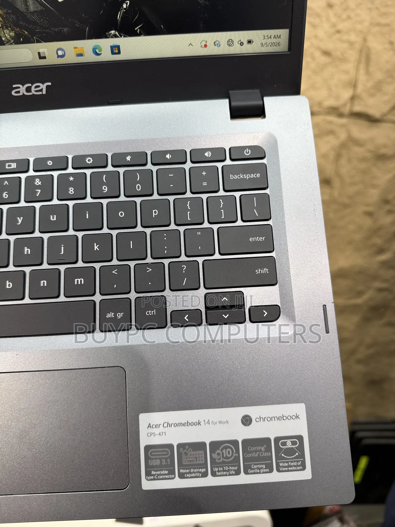 Laptop Acer Chromebook 14 4GB Intel Celeron eMMC 60GB