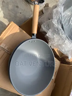 Premium Deep Non-Stick Granite Wok Stir-Fry Pan