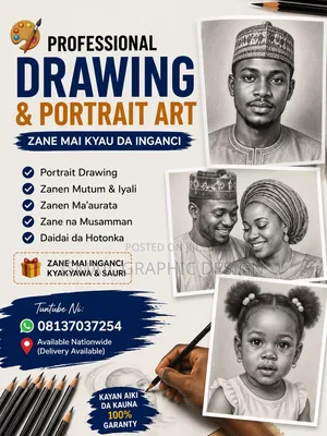 Professional Portrait Drawing Art