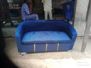 Blue 3 Seaters Sofa