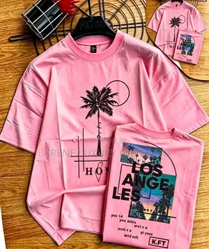 Pink Polo and White Collar T-Shirt