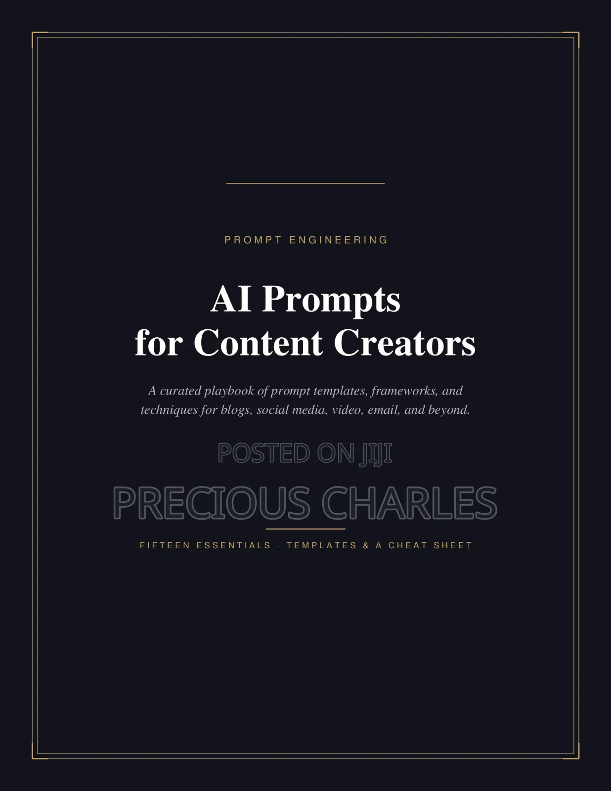 Ai Prompts for Content Creators