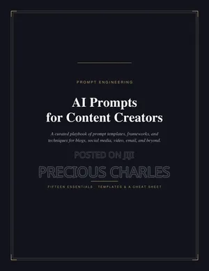 Ai Prompts for Content Creators