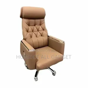 Ergonomic Executive Chair Reclining Computer Office Chair Leather