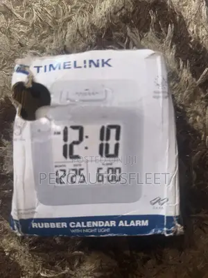 Timelink Rubber Calendar Alarm Clock Box.