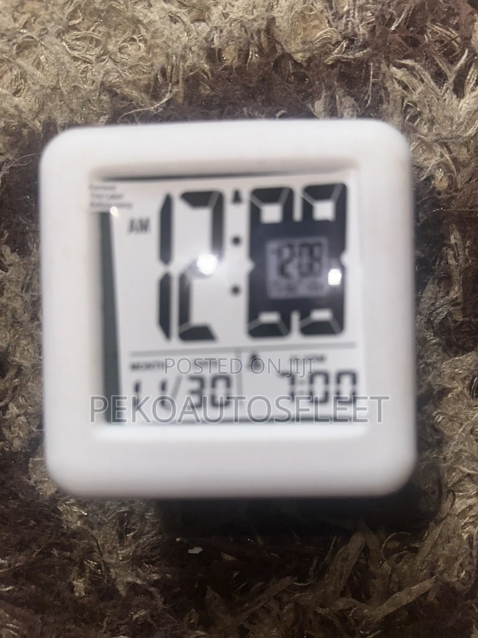 Timelink Rubber Calendar Alarm Clock Box.