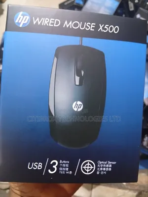 HP Wired Mouse X500