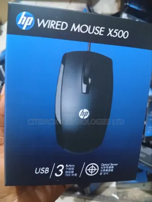 HP Wired Mouse X500