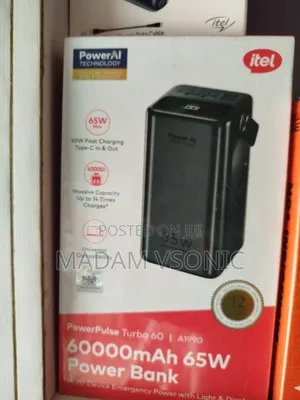 Itel 60000mAh 65W Power Bank