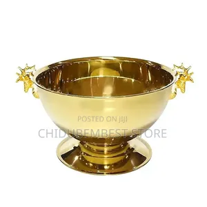 Quality Gold Champagne Bowl