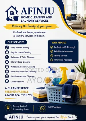 Home Cleaning and Laundry Services