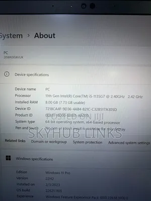 Laptop Lenovo ThinkPad X13 Gen 2 8GB Intel Core i5 SSD 256GB