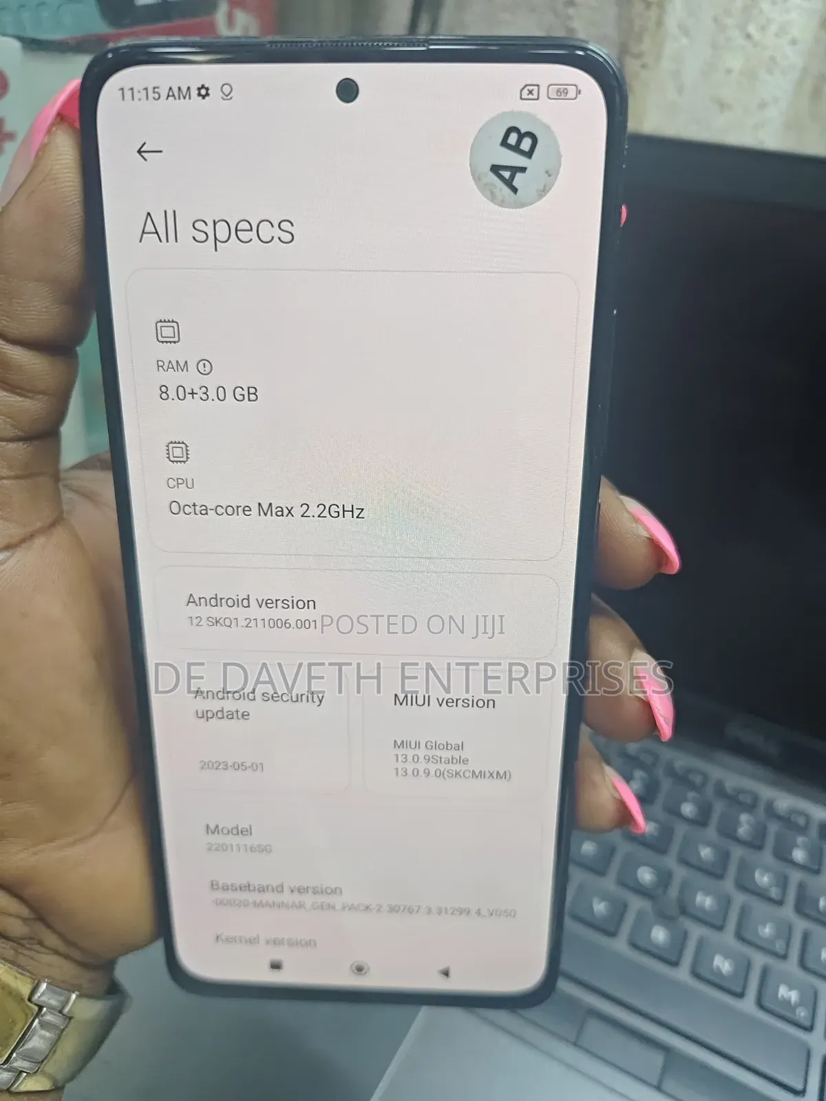 Xiaomi Redmi Note 11 Pro 5G 128 GB Black