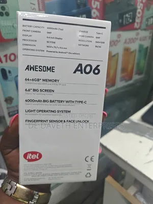 New Itel A06 64 GB