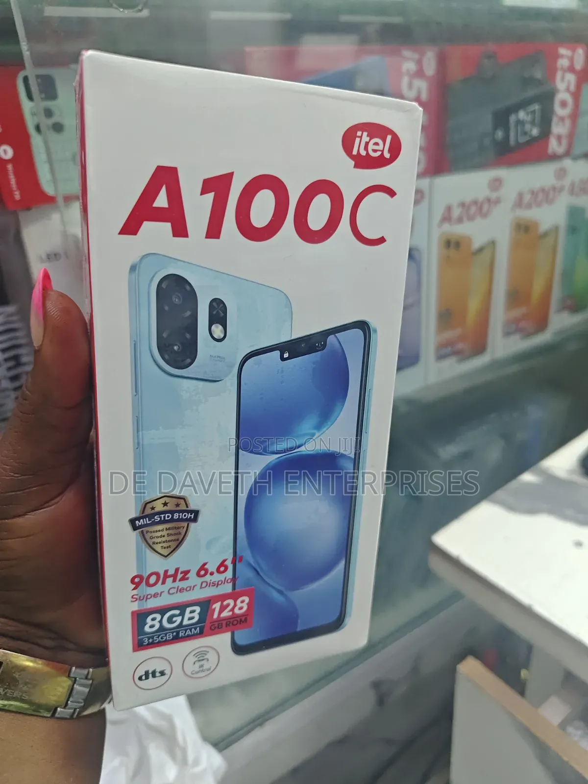 New Itel A100C 128 GB Gold