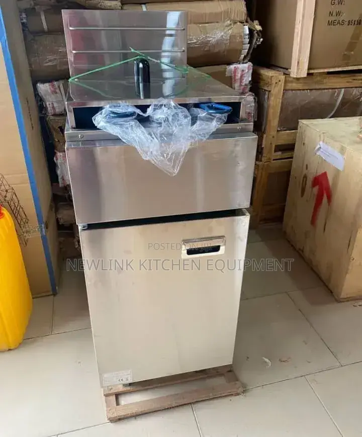 Gas Fryer Standing Double Basket